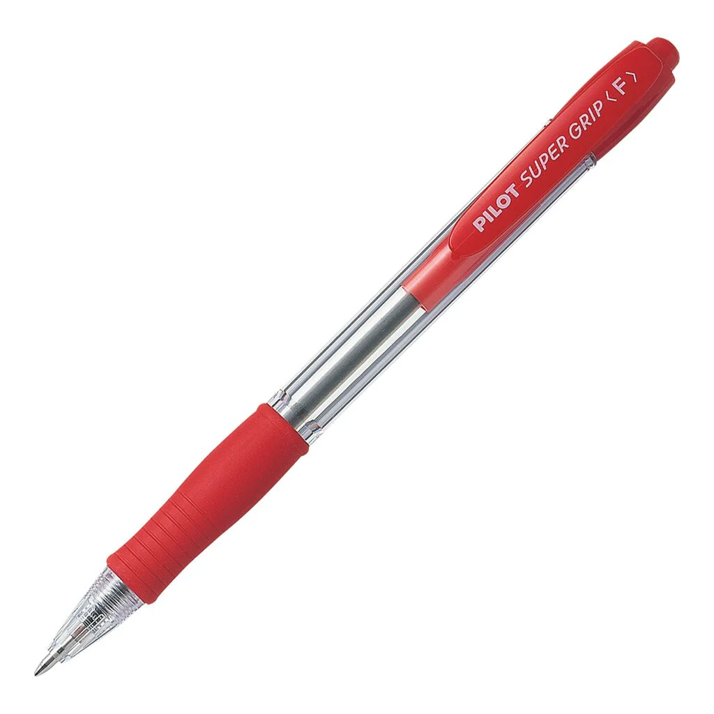 Pilot Super Grip Ballpoint Fine Pens - Nail Gallerys