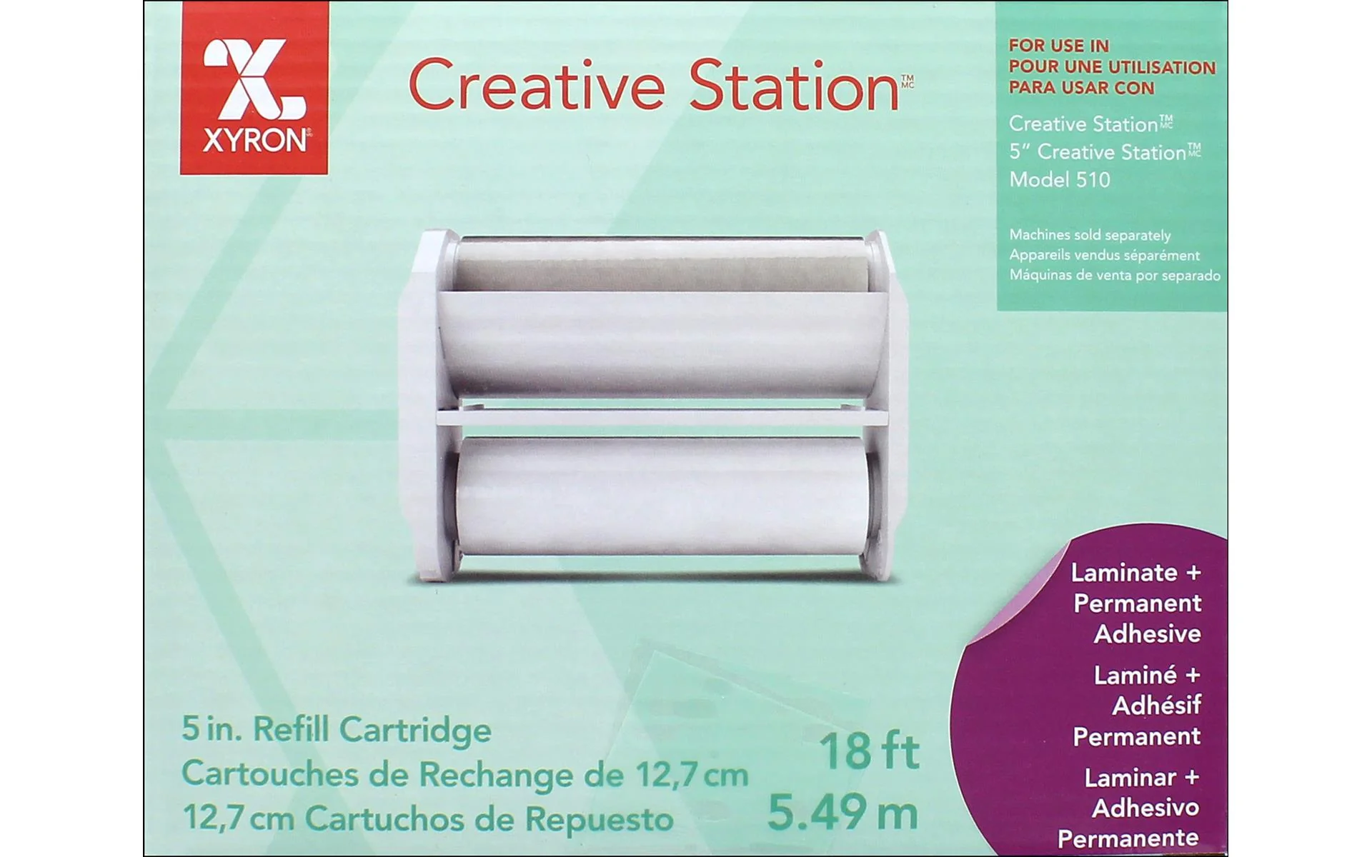 Xyron 510 1 Side Lam/1 Side Perm Refill - Nail Gallerys