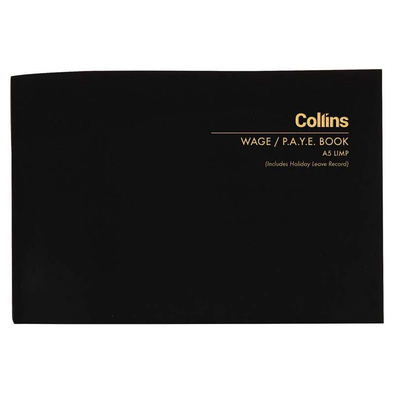 Collins Wage Book A5 Limp Cover 64 Leaf - Nail Gallerys