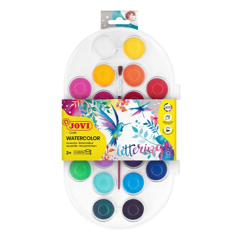 Jovi Watercolour 30mm Tablets Set of 22 - Nail Gallerys