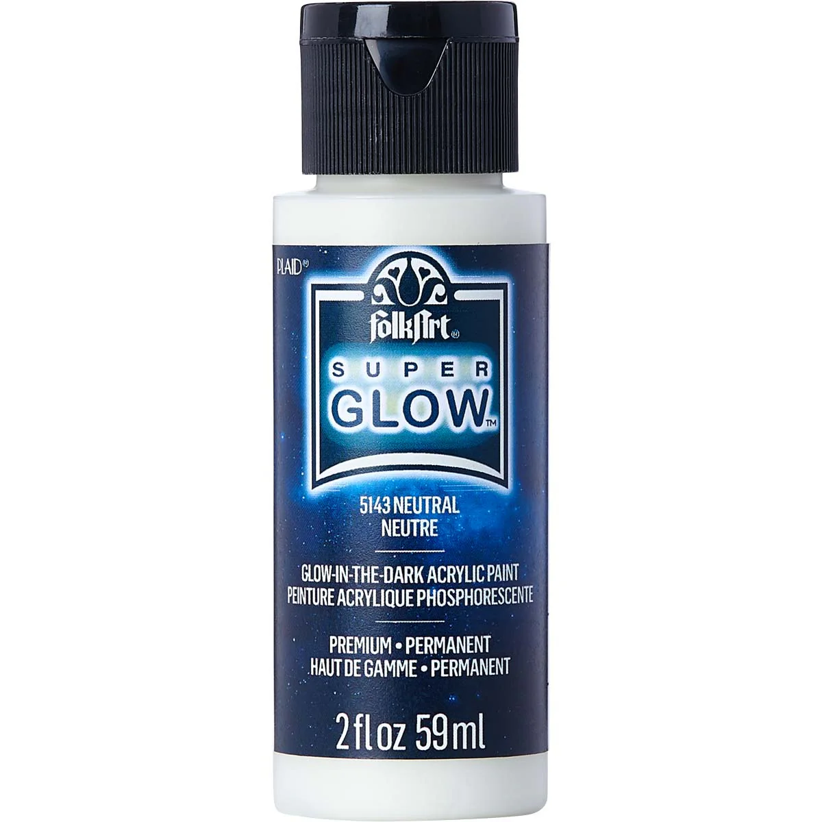 FolkArt 5143 Super Glow Paint 2oz/59ml - Nail Gallerys