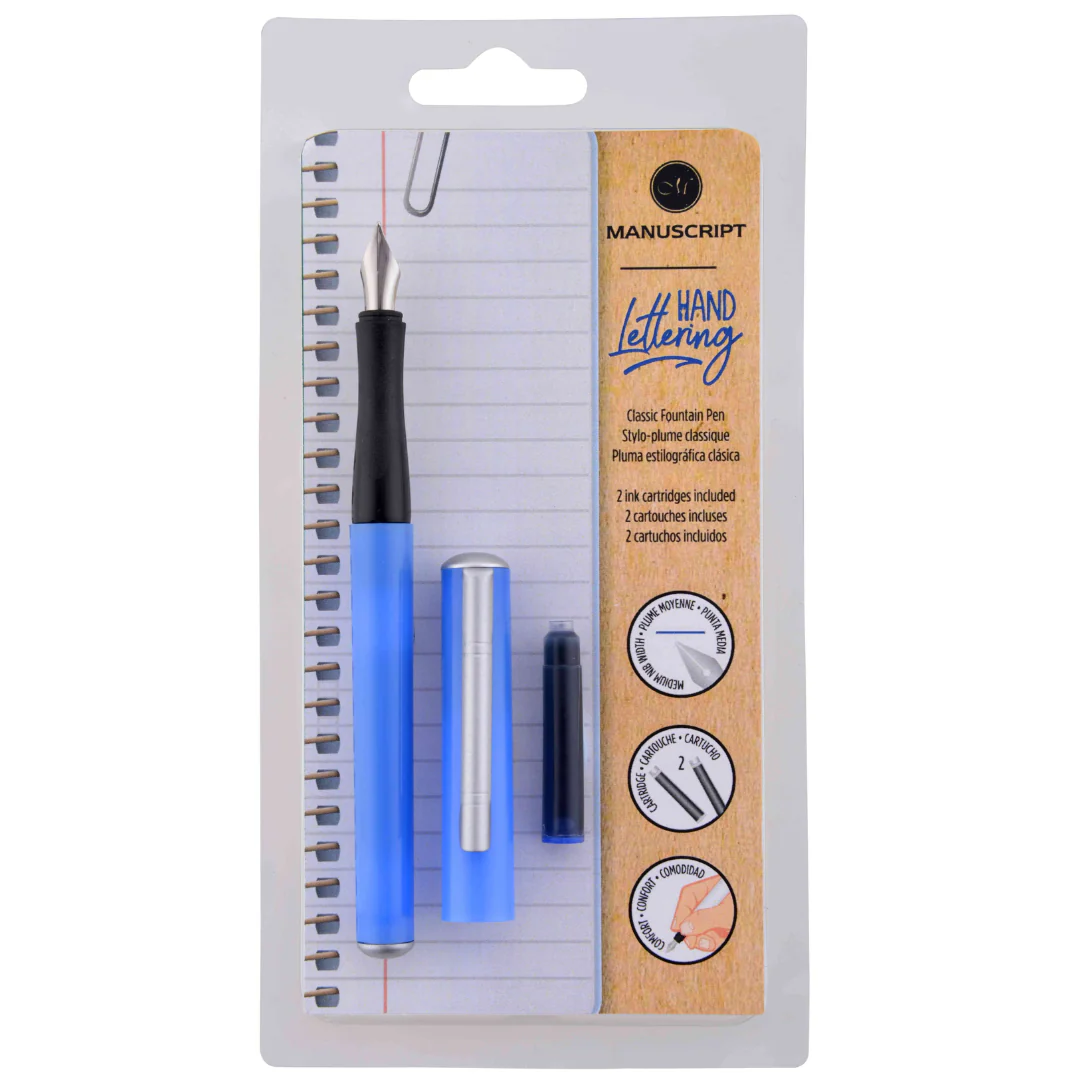 Manuscript Classic Fountain Pen With Iridium Nib - Nail Gallerys