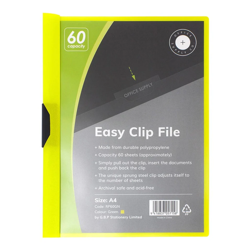 OSC Clip Easy File A4 60 Sheet - Nail Gallerys