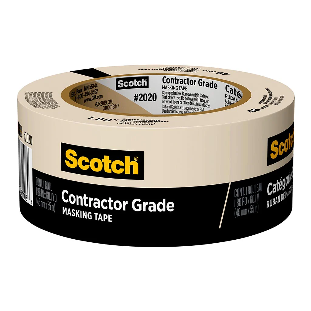 Scotch 48mm x 55m Heavy Duty Masking Tape - Nail Gallerys
