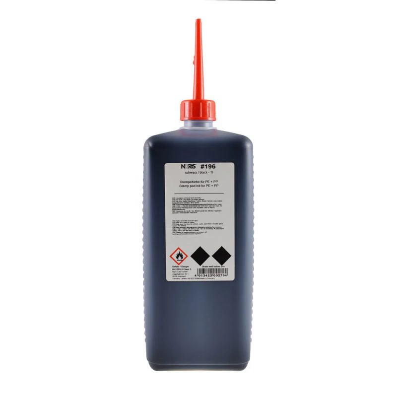 Noris Pe/pp Ink 1 Litre #196 Black - Nail Gallerys