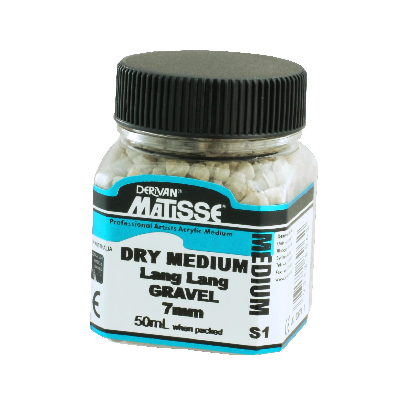 Derivan Matisse Lang Lang Gravel 7mm Dry Medium 50ml - Nail Gallerys