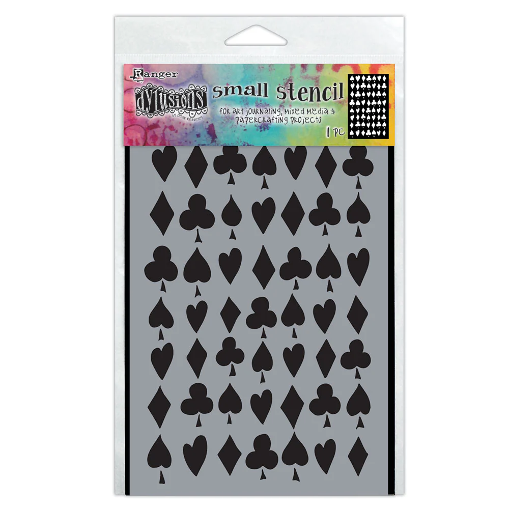 Ranger Dylusions Suits You Sir Stencils - Nail Gallerys