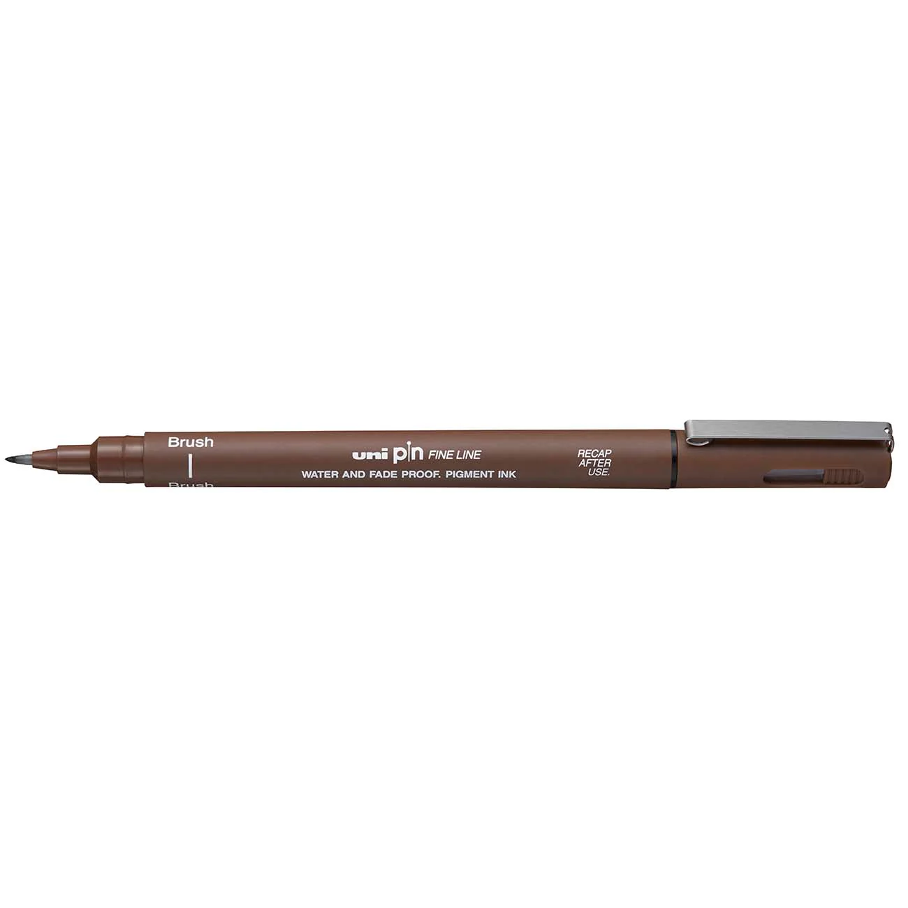 Uni Pin Permanent Sepia Brush Fineliner - Nail Gallerys