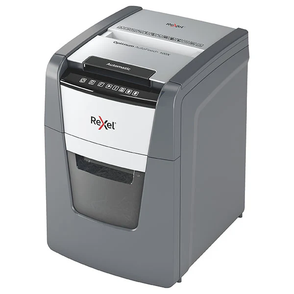 Rexel Optimum Autofeed Shredder 100x Cross Cut - Nail Gallerys