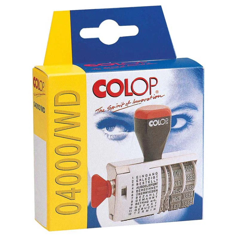 Colop Stamp Dater Band 04000wd 4mm Date And 12 Textplates - Nail Gallerys