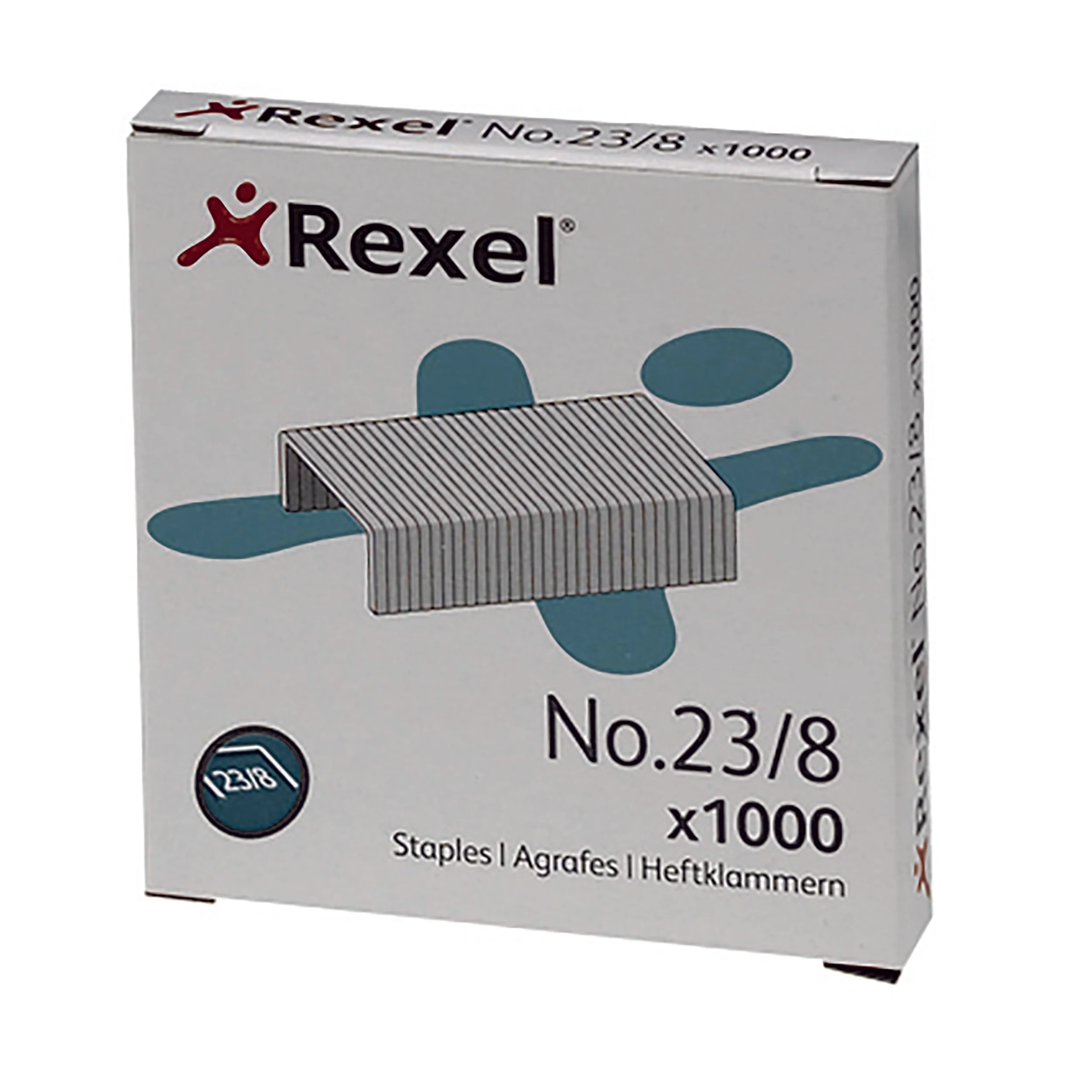 Rexel  Staples 23/8mm Box Of 1000 - Nail Gallerys