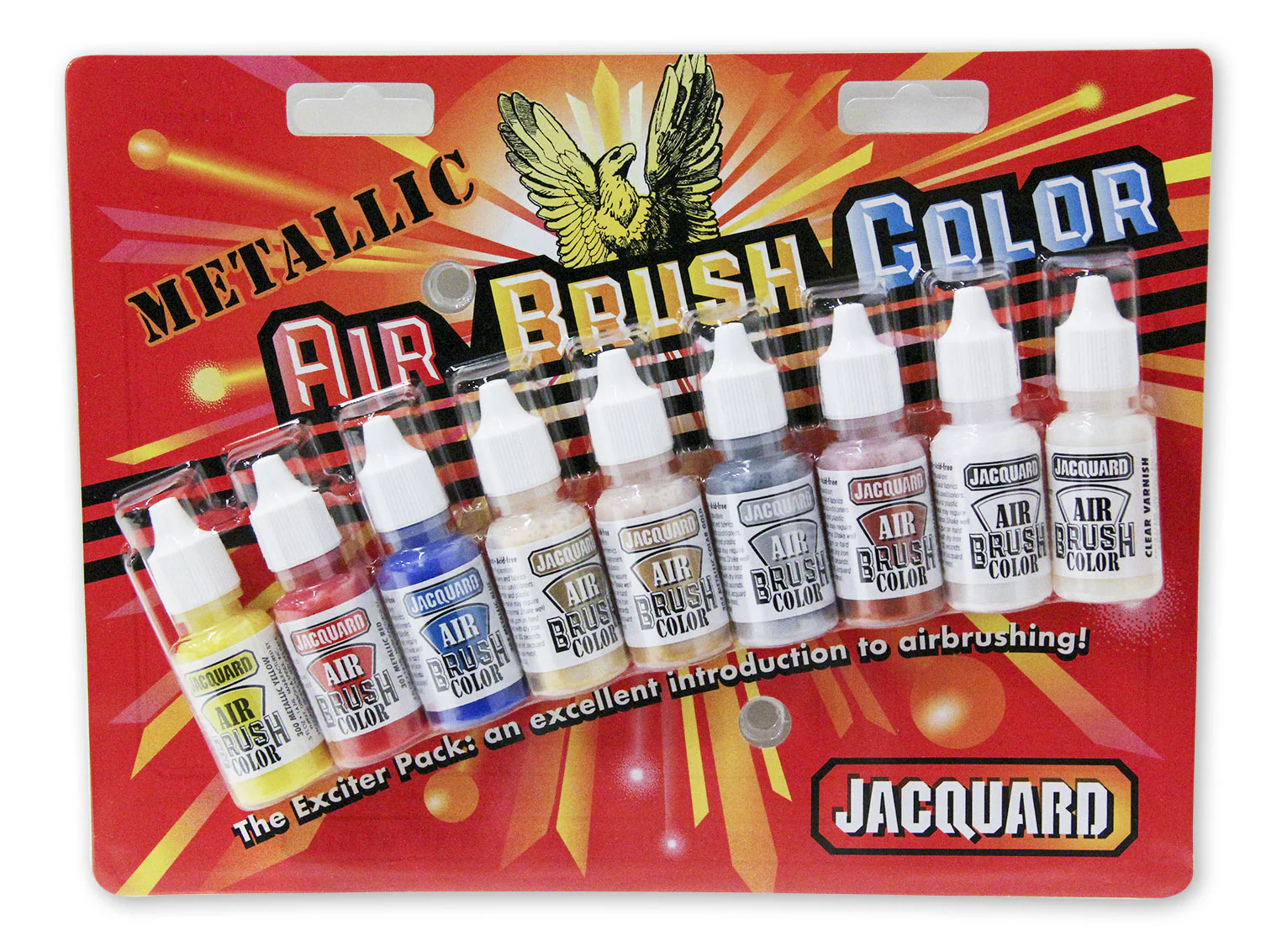 Jacquard Airbrush Exciter Pack Of 9 - Nail Gallerys