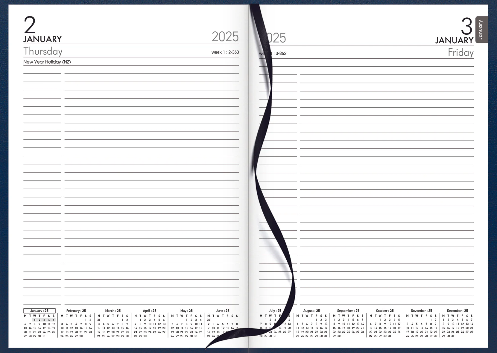 Collins A51 Diaries - Nail Gallerys