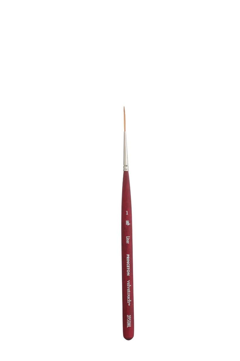 Princeton Velvetouch Synthetic Mini Liner Brushes - Nail Gallerys