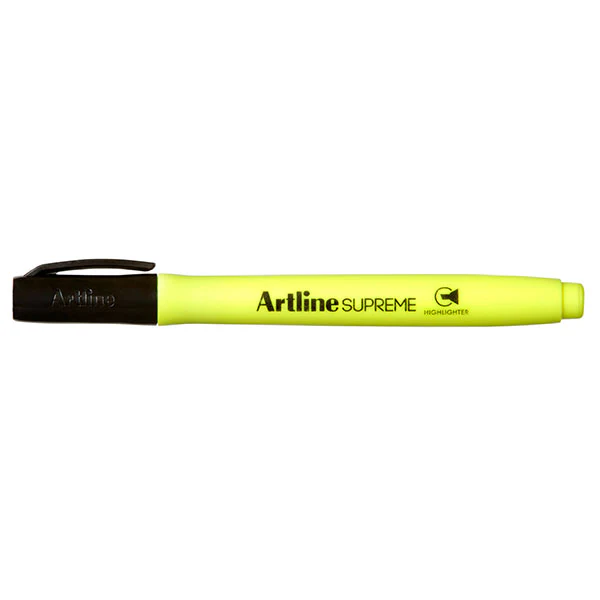 Artline Supreme Highlighter Yellow - Nail Gallerys