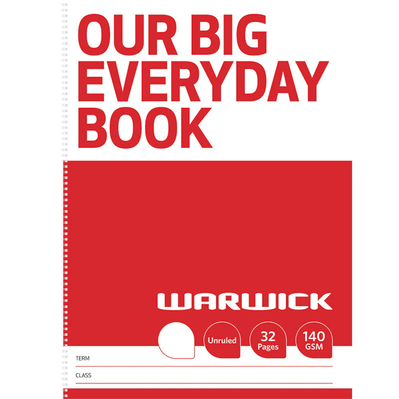 Warwick Our Big Everyday Modelling Book 32 Page - Nail Gallerys