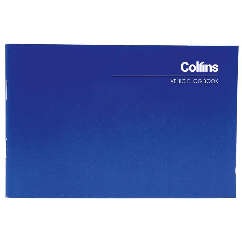 Collins Vehicle Log Book 40 Limp 24 Page 115x170mm - Nail Gallerys