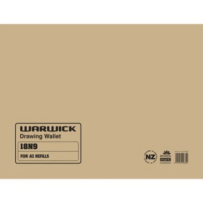 Warwick Drawing Wallet 18n9 Size A3 - Nail Gallerys