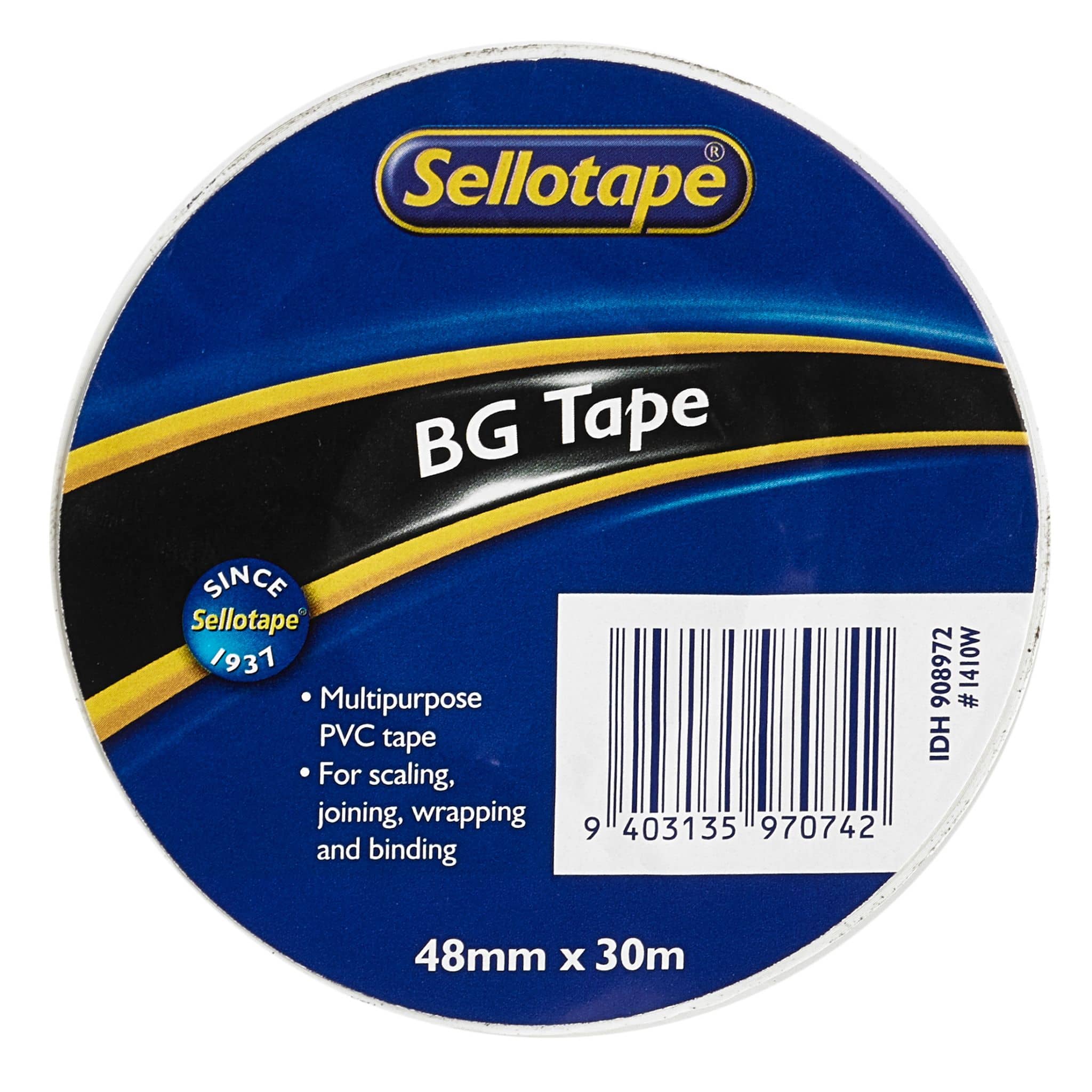 Sellotape 1410w Bg Tape White 48mmx30m - Nail Gallerys
