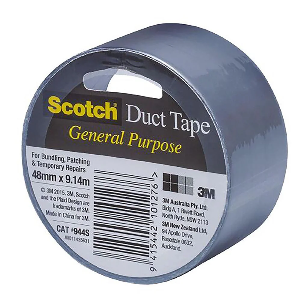 Scotch Duct Tape 944S Silver 48mm x 9.14m - Nail Gallerys