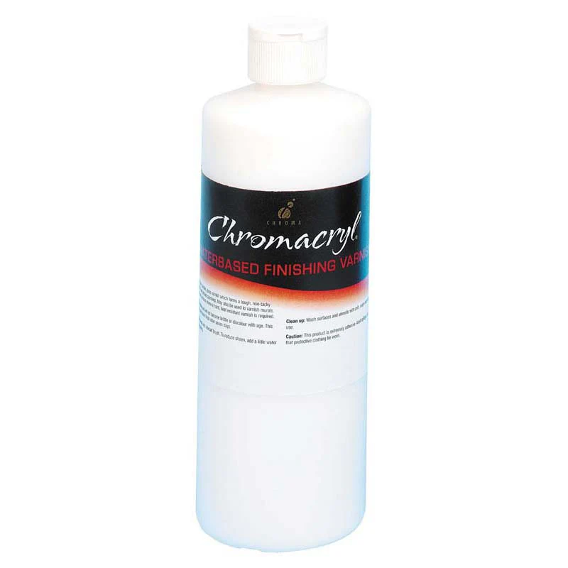 Chromacryl Waterbased Finishing Gloss Varnish 500ml - Nail Gallerys