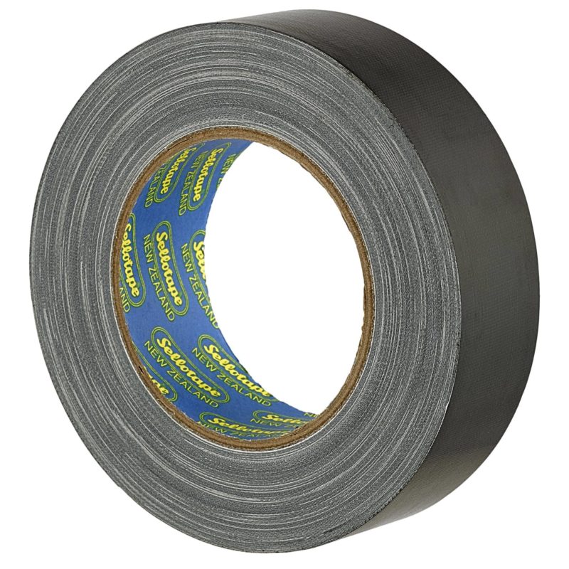 Sellotape 4705BL Cloth Black 36mmx30m - Nail Gallerys