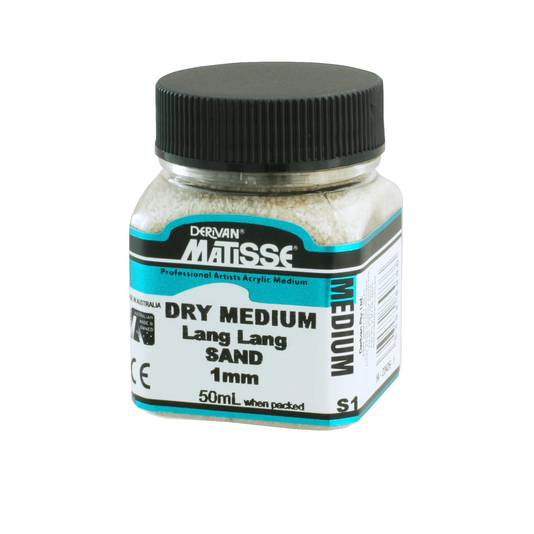 Derivan Matisse Lang Lang Sand 1mm Dry Medium 50ml - Nail Gallerys