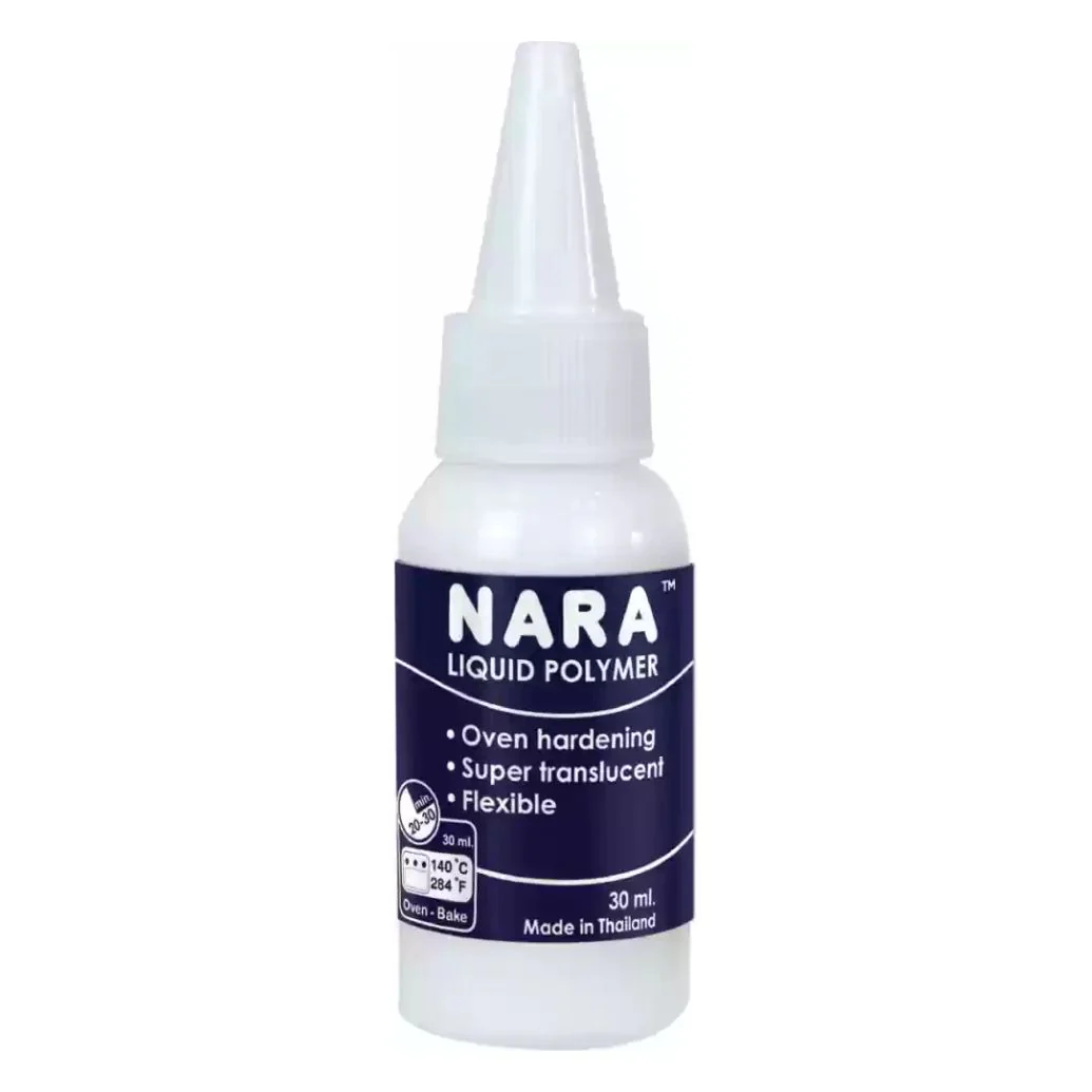 Nara Liquid Polymer Clay Translucent 30ml - Nail Gallerys