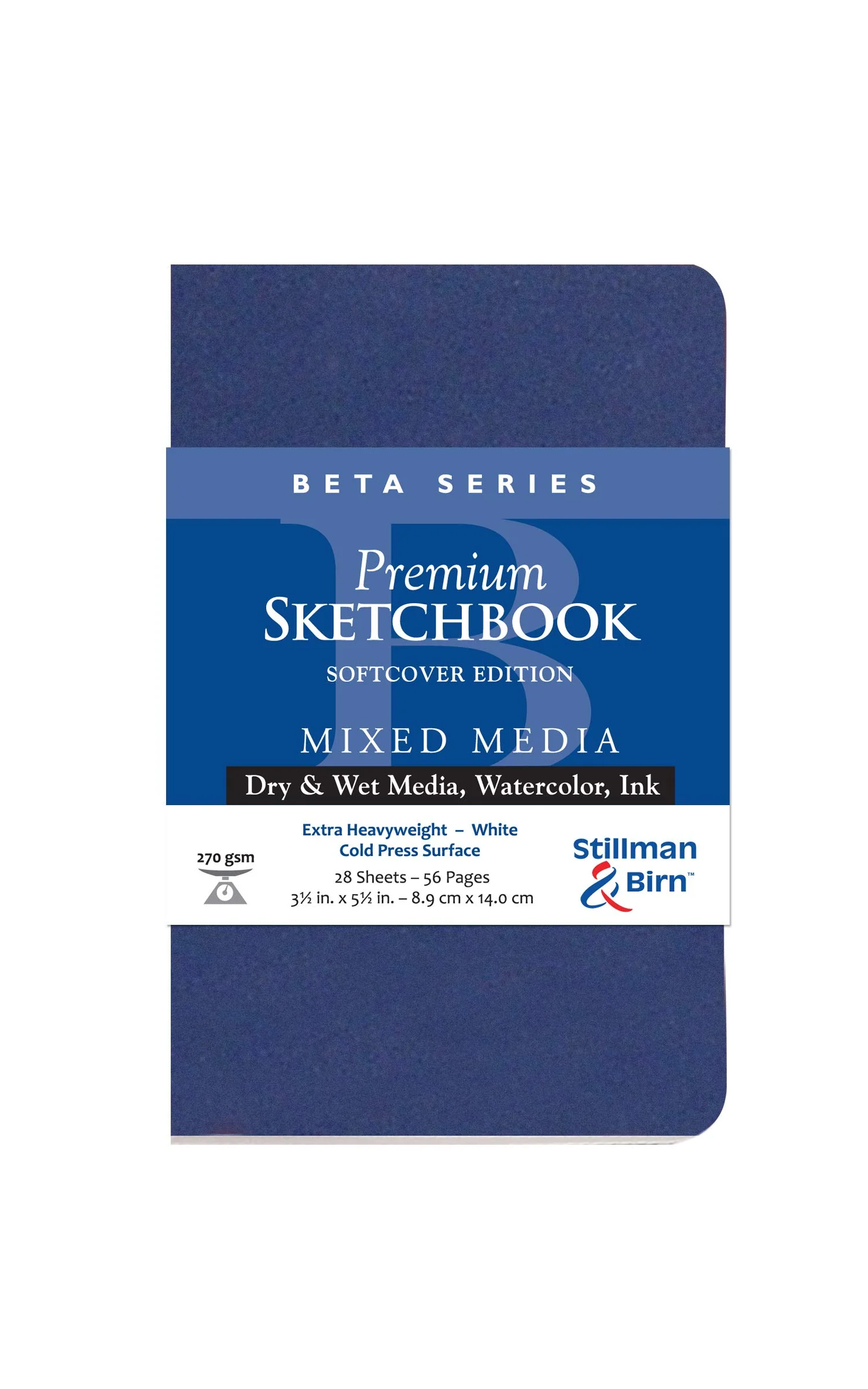 Stillman & Birn Beta Soft Cover Sketch Book 270gsm (28 Sheet) - Nail Gallerys