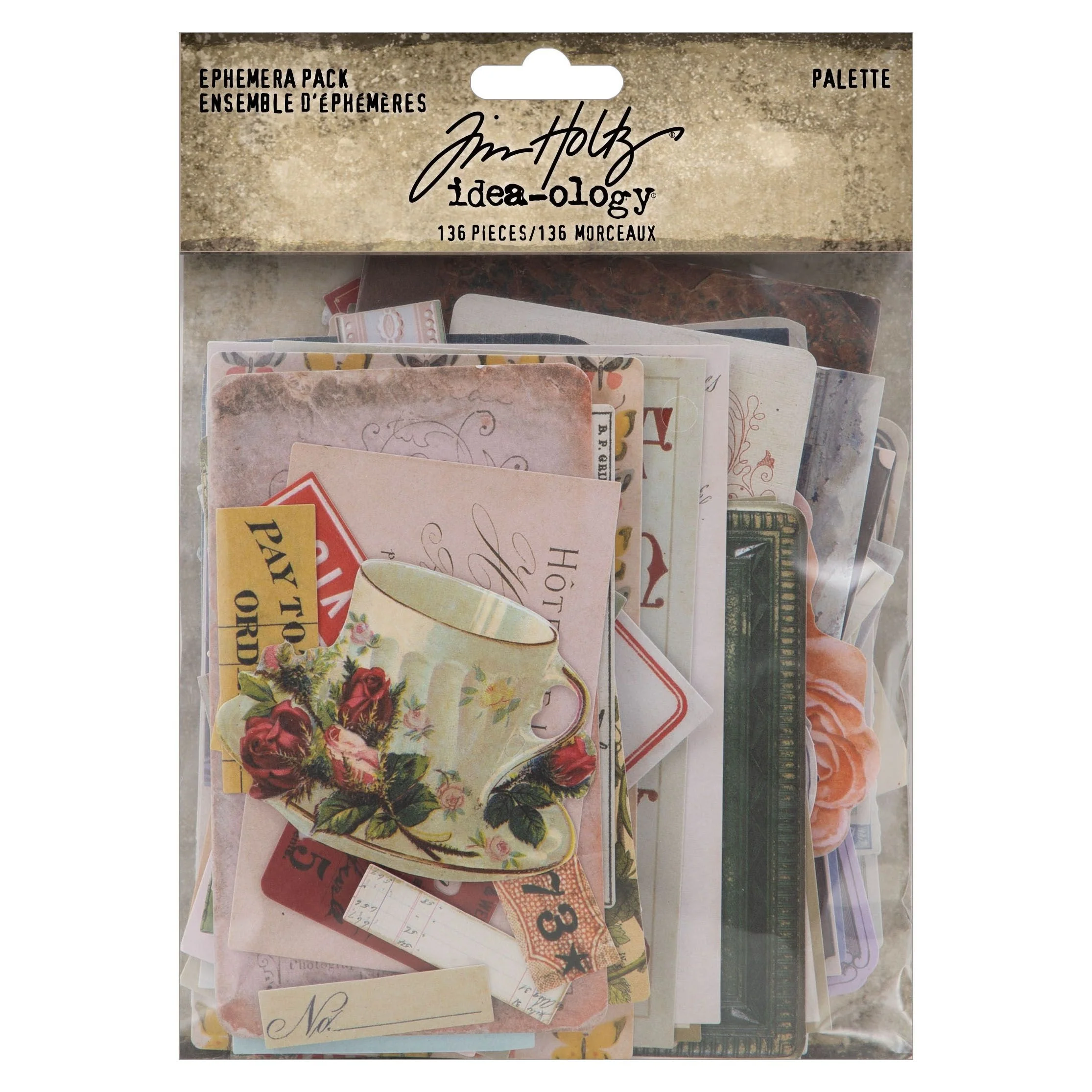 Tim Holtz Idea-Ology Palette Ephemera Pack - Nail Gallerys