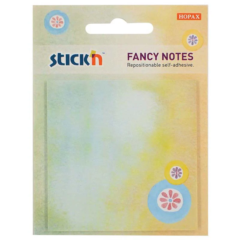 Stick'n Fancy Notes Flower 76x76mm 30 Sheets - Nail Gallerys