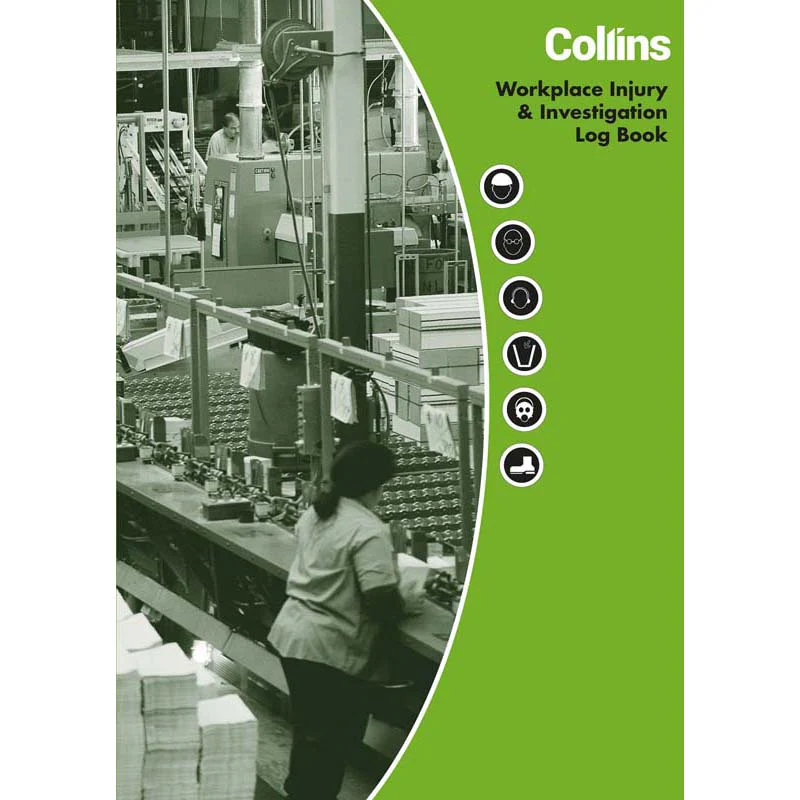 Collins Register Injury And Investigation Pad Size A4 50 Leaf - Nail Gallerys