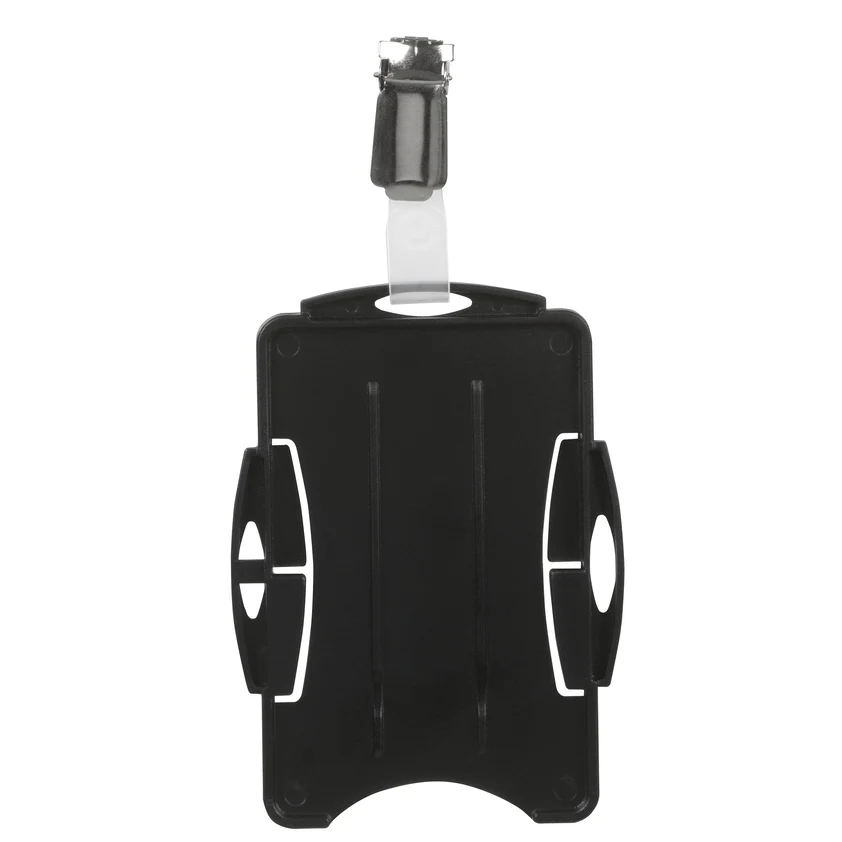 Rexel ID Dual Security Pass Holder Black - Pack Of 10 - Nail Gallerys