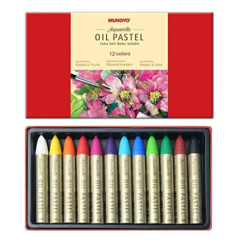 Mungyo Gallery Aquarelle Watersoluble Oil Pastels Set of 12 - Nail Gallerys