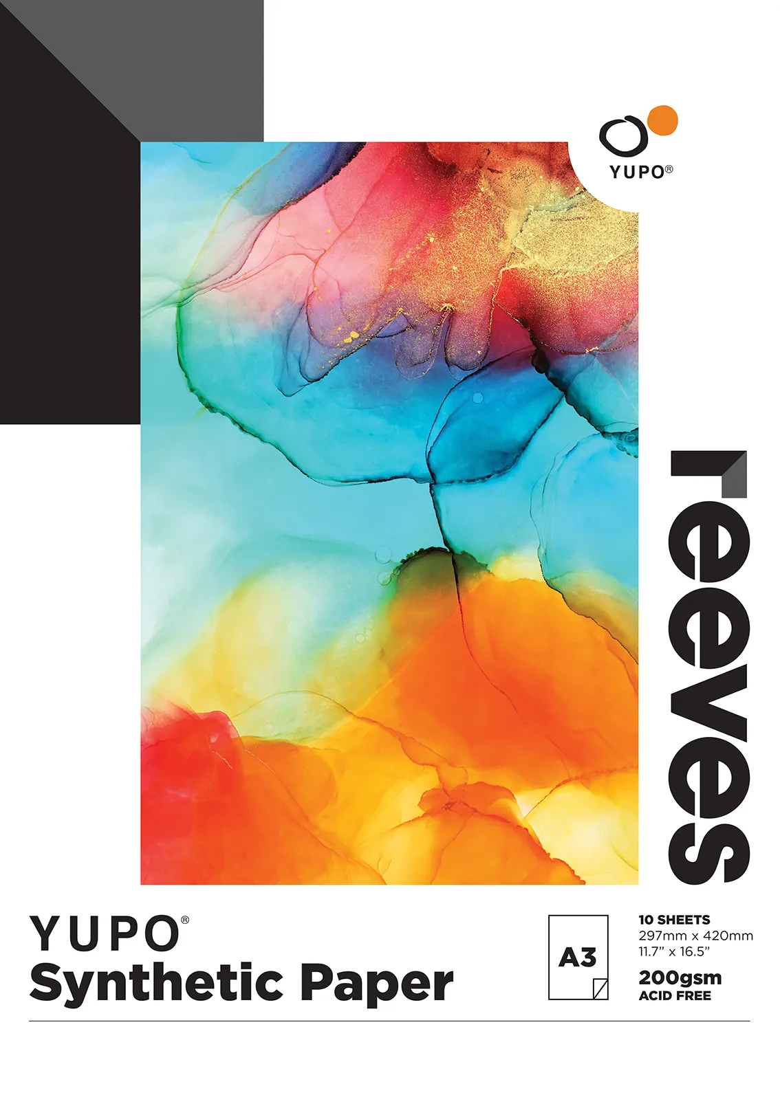 Reeves Yupo 200gsm 10 Sheet Pads - Nail Gallerys
