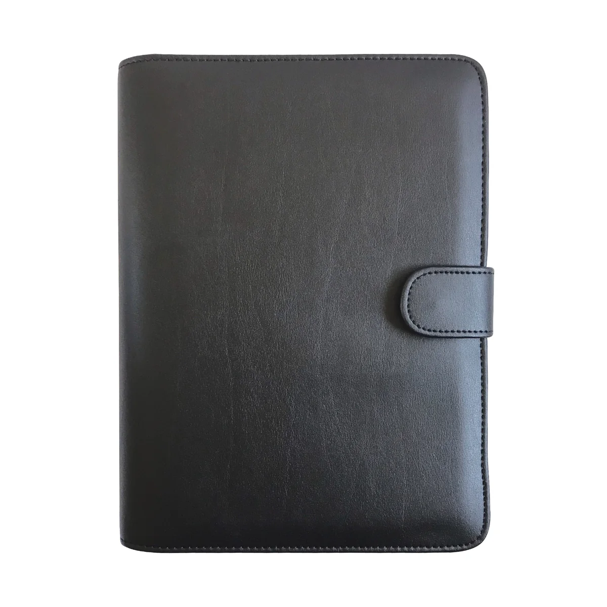 Debden Desk Snap Closure PU Black Dayplanner Organiser - Nail Gallerys