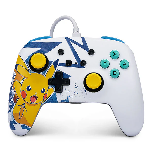 Powera Enhanced Wired Controller Pikachu Volt Nintendo Switch - Nail Gallerys