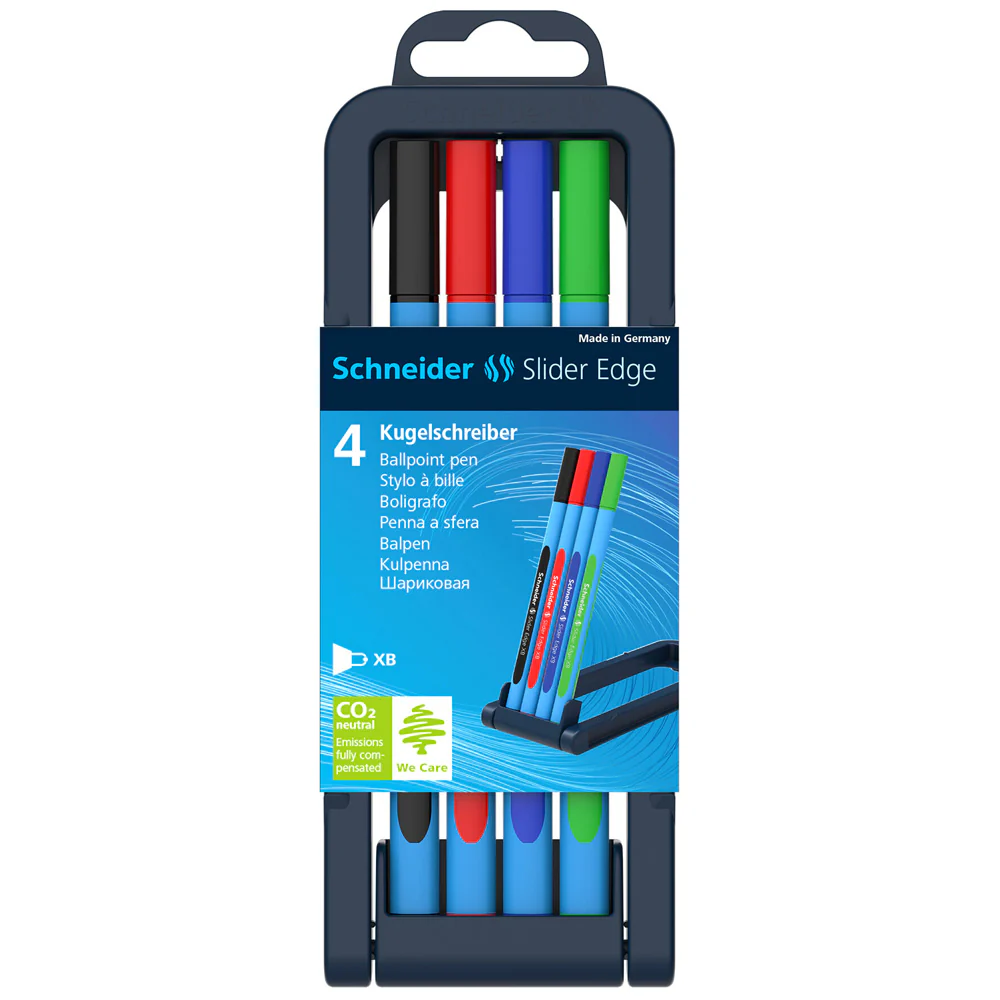 Schneider Slider Edge Xb Assorted Case Ballpoint Pen Sets - Nail Gallerys