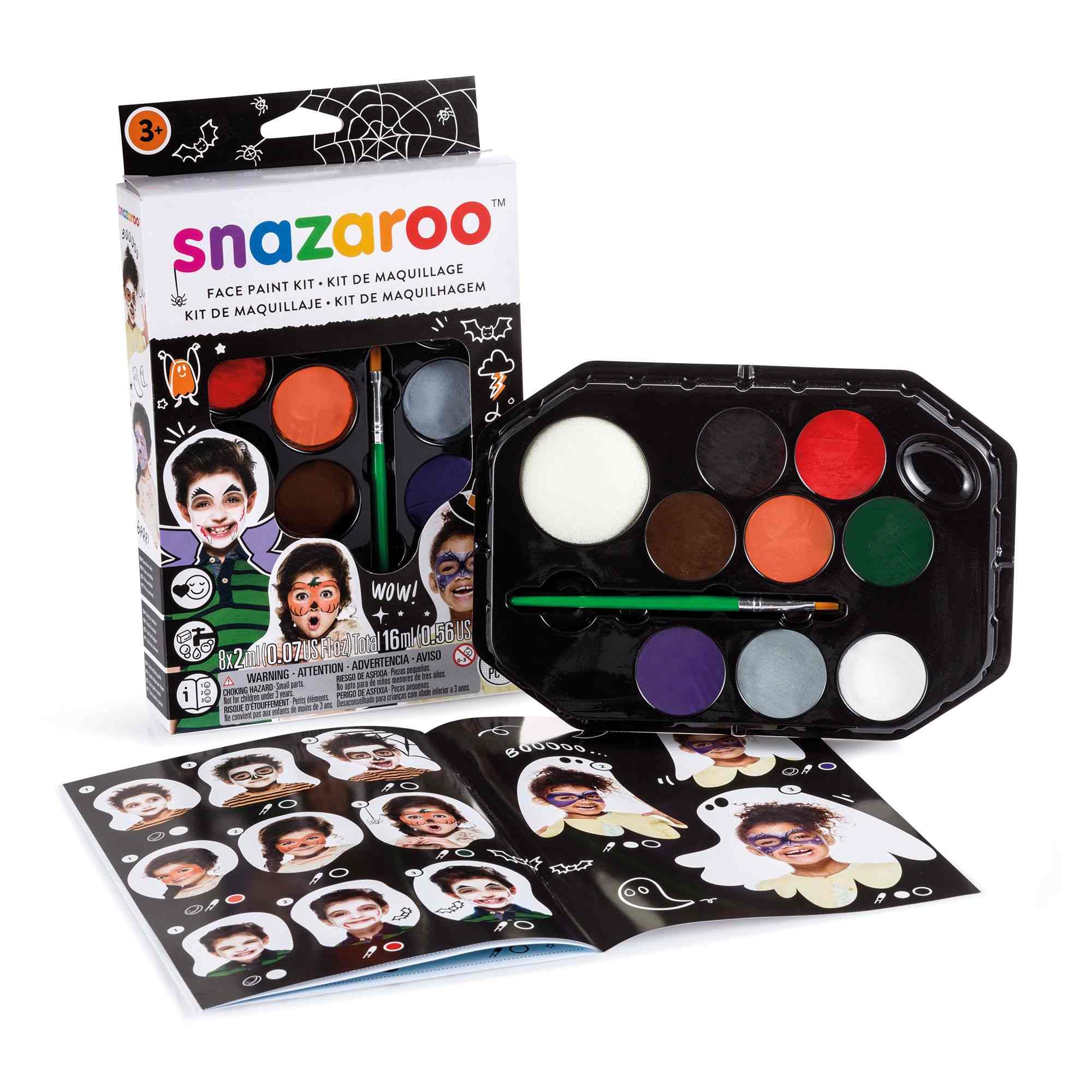 Snazaroo Palette Kit Scary Faces Halloween - Nail Gallerys