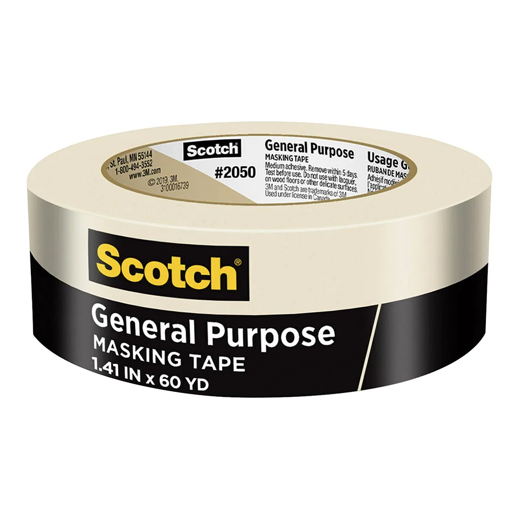Scotch 36mm x 55m General Purpose Masking Tape - Nail Gallerys