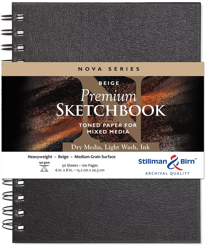 Stillman & Birn Nova Beige Spiral Sketchbooks 150gsm - Nail Gallerys
