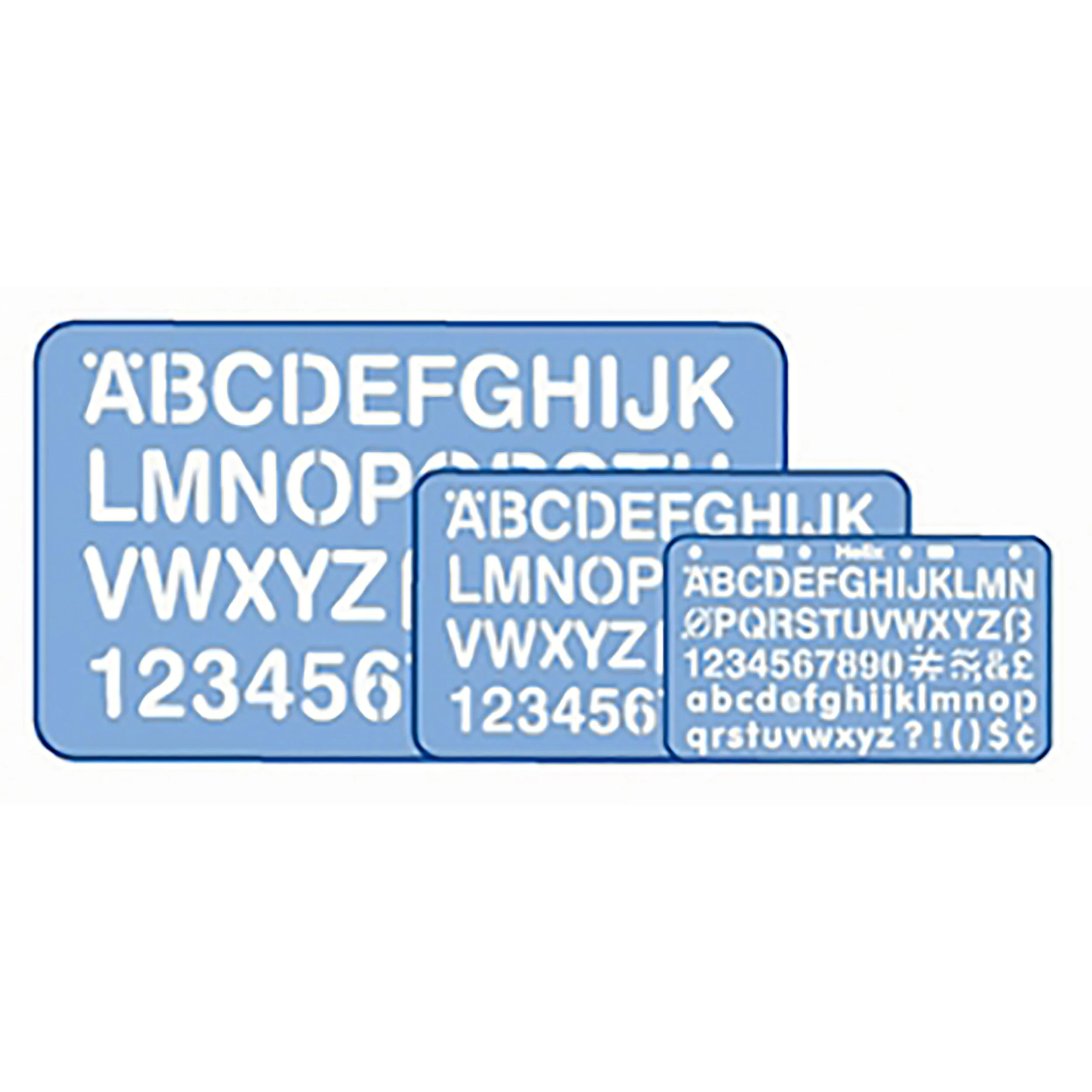 Helix 3 Piece Stencil Set (10 20 30) - Nail Gallerys