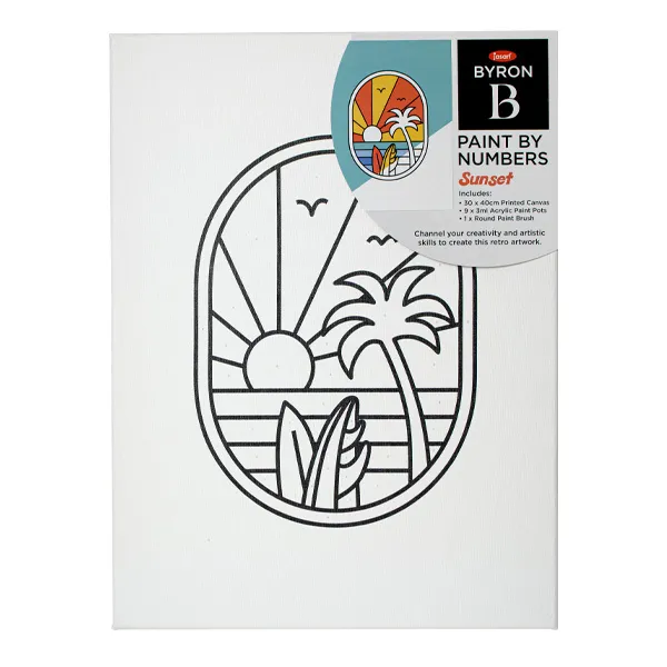 Jasart Byron Paint By Numbers - Sunset - Nail Gallerys