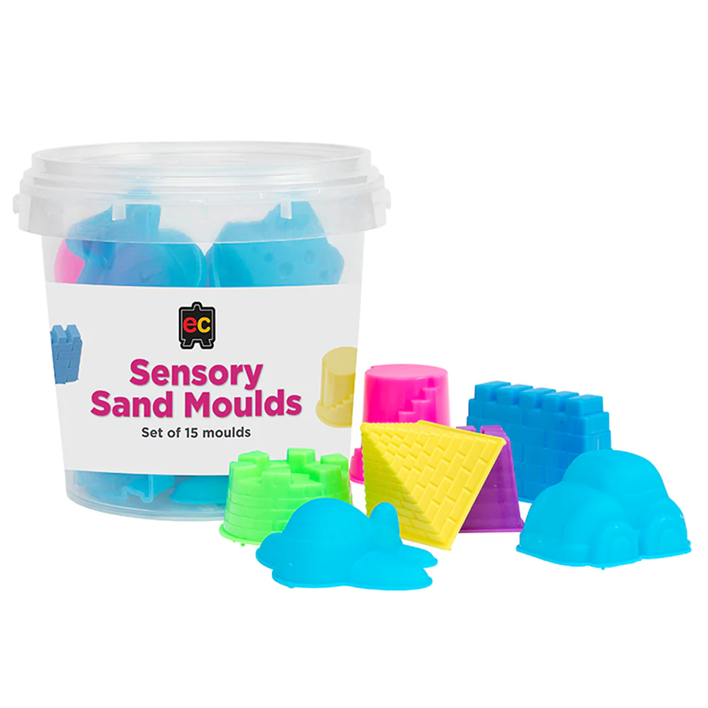 EC Sensory Sand Moulds Set Of 15 - Nail Gallerys