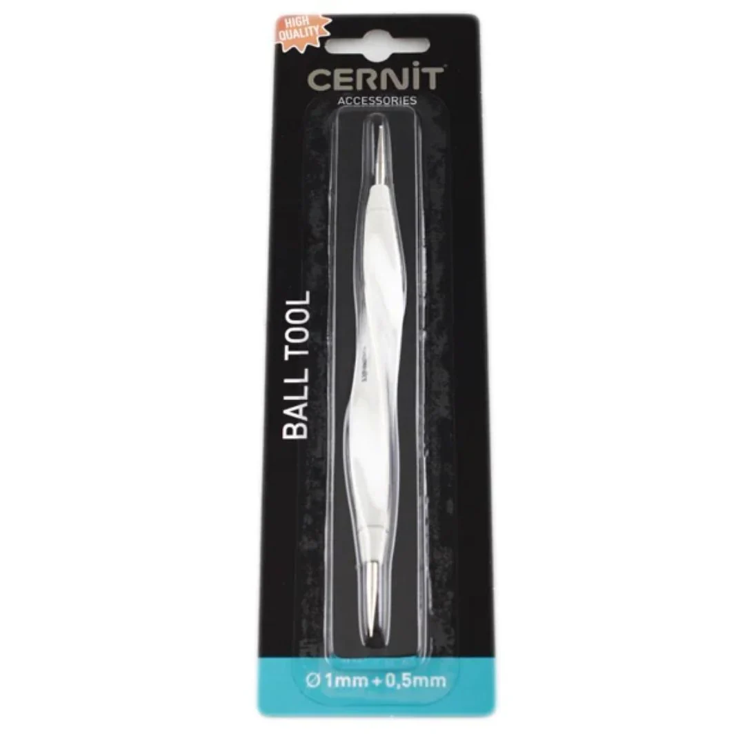 Cernit 1mm & 0.5mm Double-ended Modelling Ball Tool - Nail Gallerys
