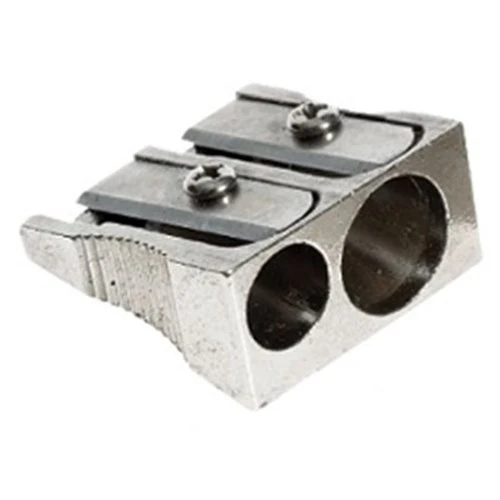 Warwick Pencil Sharpener Metal Double Hole - Nail Gallerys