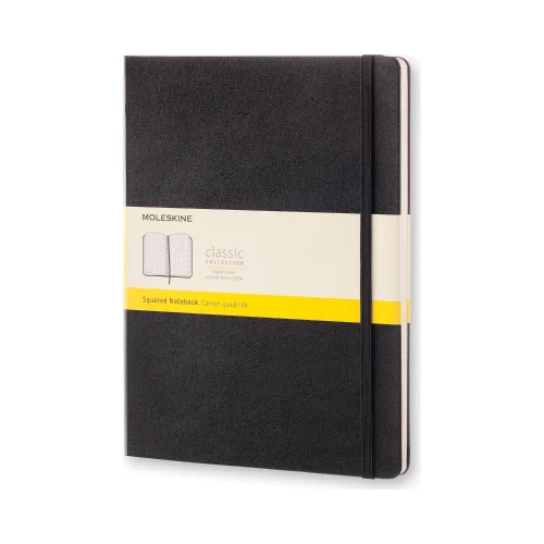 Moleskine Xtra Large Square Hard Cover Notebook - Nail Gallerys