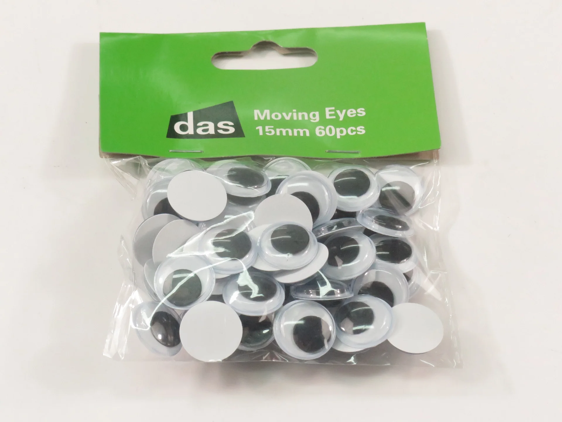 Das Moving Eyes 15mm Pack Of 60 - Nail Gallerys