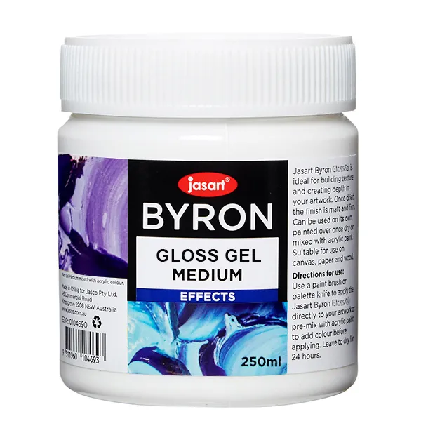 Jasart Byron Gloss Gel Mediums - Nail Gallerys