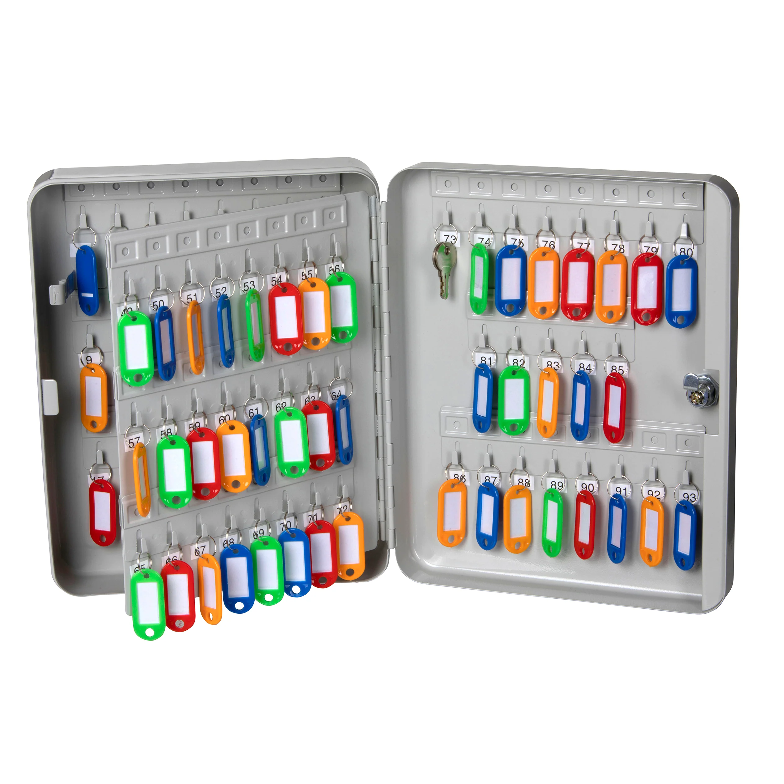 Esselte Key Cabinet No3 93 Keys Grey - Nail Gallerys